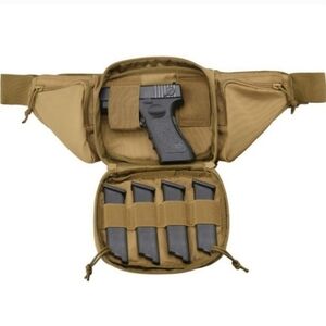 NWT Conceal Carry Tactical Fanny Pack One Size Fits Most. Tan. Military Surplus